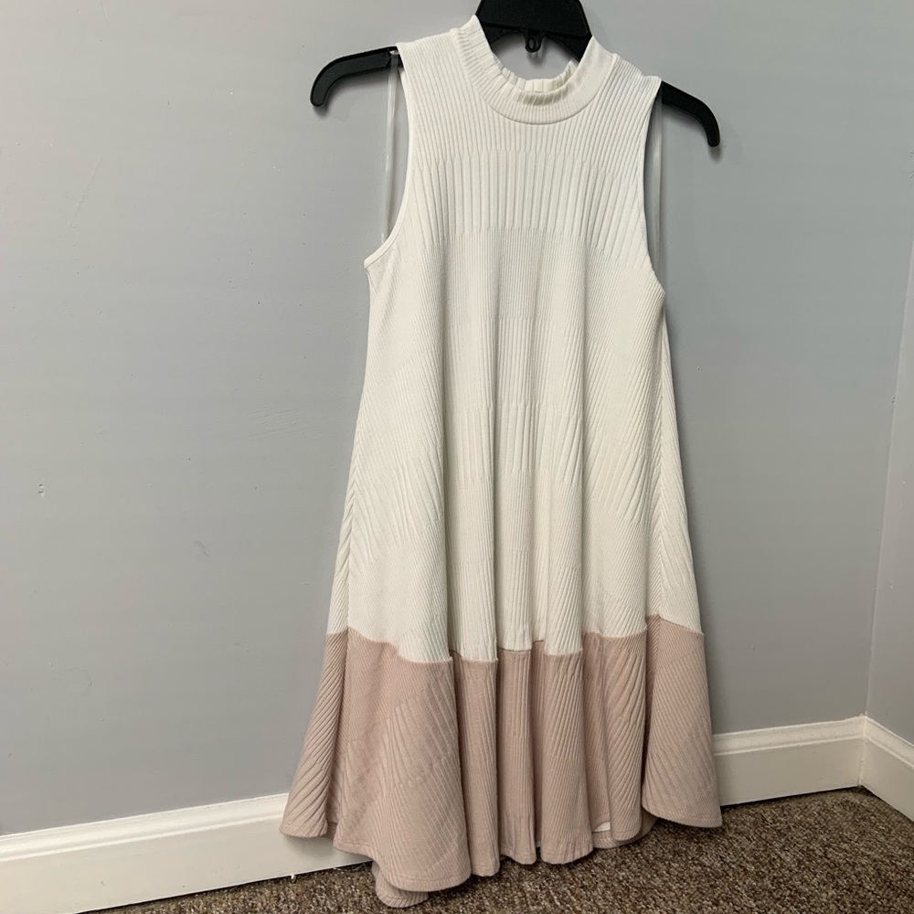 Mock Neck Sweater Dress